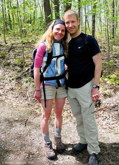 Karen and Eric on trail 52