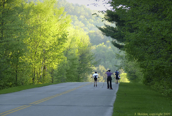 Roller Skiers on the North Loop