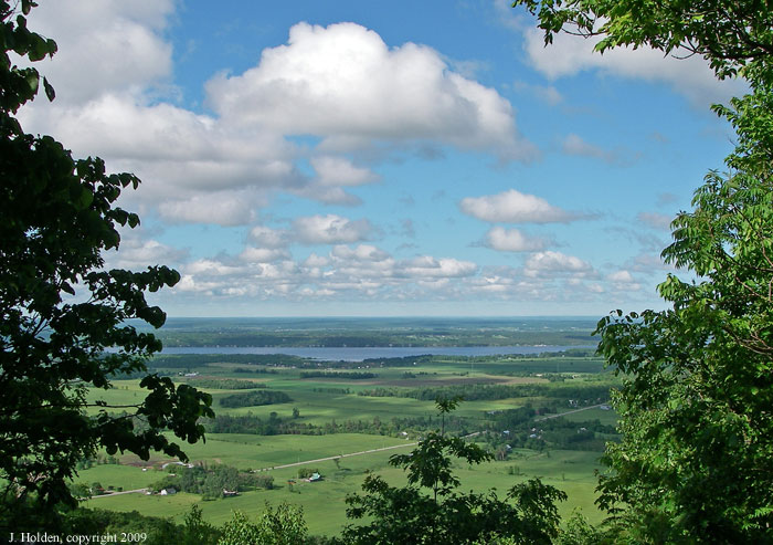 View from the Ridge Road bench 
