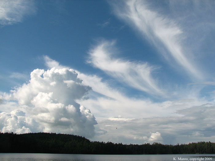 Clouds over Diamond Lake, Temagami