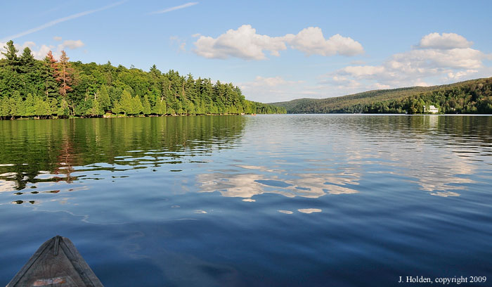 Evening Canoe at Meech Lake
