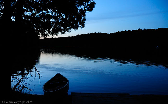Canoe at Dusk