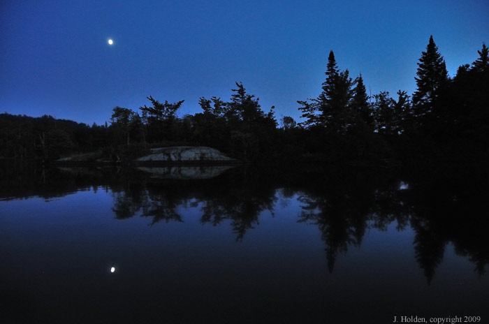 Evening Canoe jaunt, Lac Champagneur