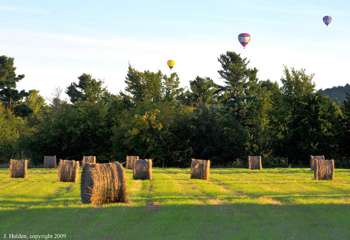Hot Air Balloons and Chelsea Haystacks