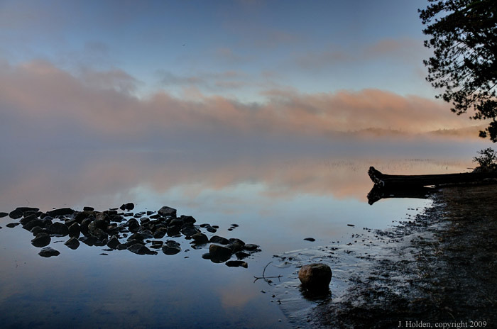 Dawn on Booth Lake, Algonquin Park 