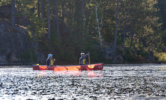 Early morning paddle up McCarthy Creek