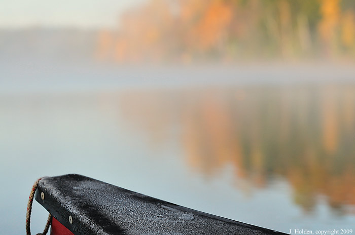 Canoe and first frost