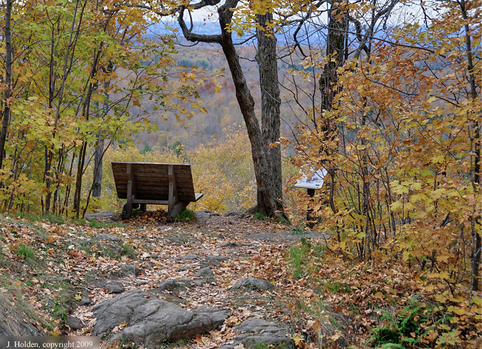 Booth Hill, the Penguin saddle