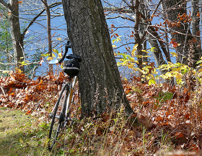 Fortune Lake by bicycle