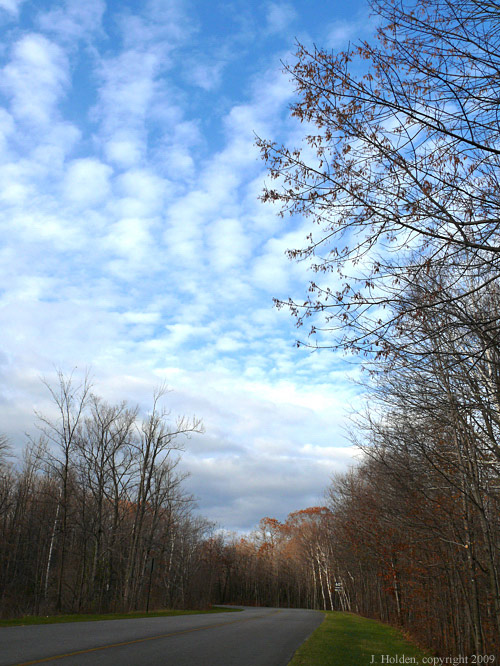 Gatineau Parkway at dusk