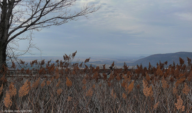 Rain clouds, Champlain Lookout