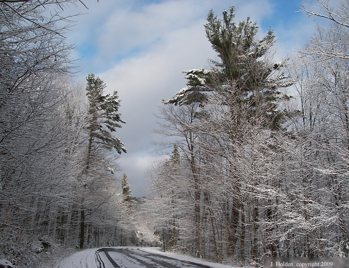 Fortune Parkway, extra photo from yesterday's ski
