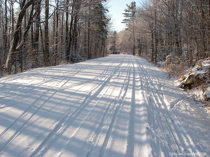 A bit more snow on the Fortune Parkway
