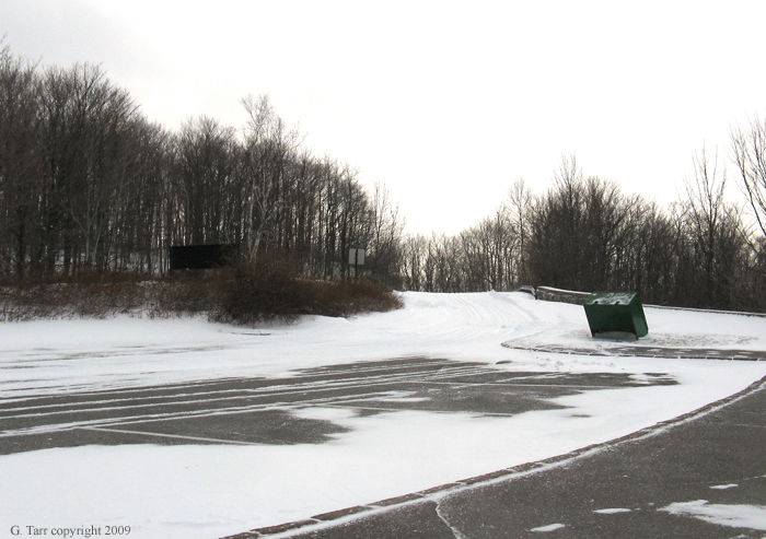 Conditions this morning at Champlain Lookout
