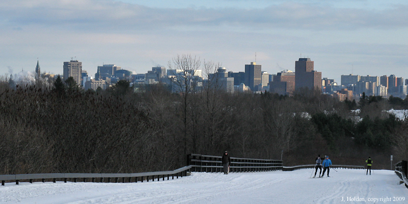 City of Gatineau Skyline seen from near Gamelin