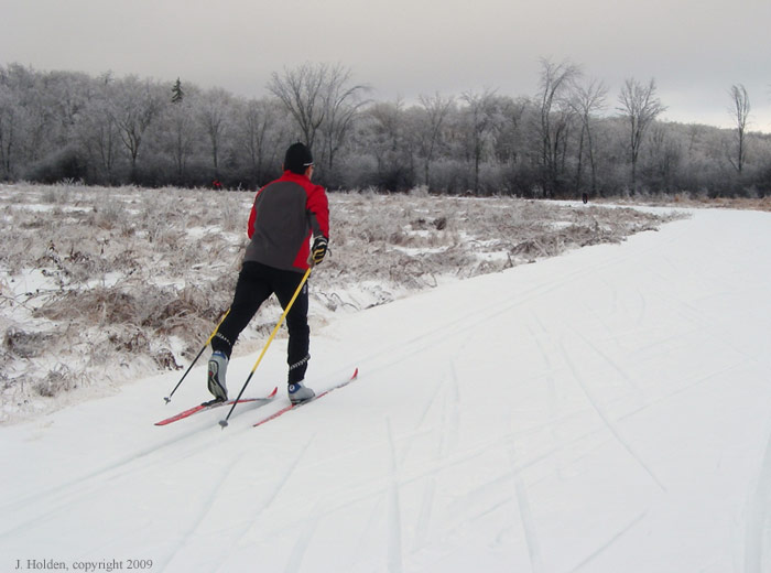 Classic Skier near the Relais
