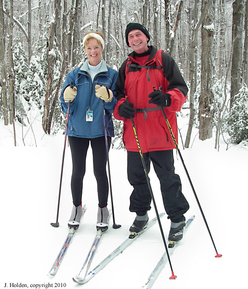 Lois and Peter on the Fortune Parkway