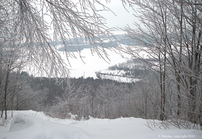View from the bench on Ridge Road