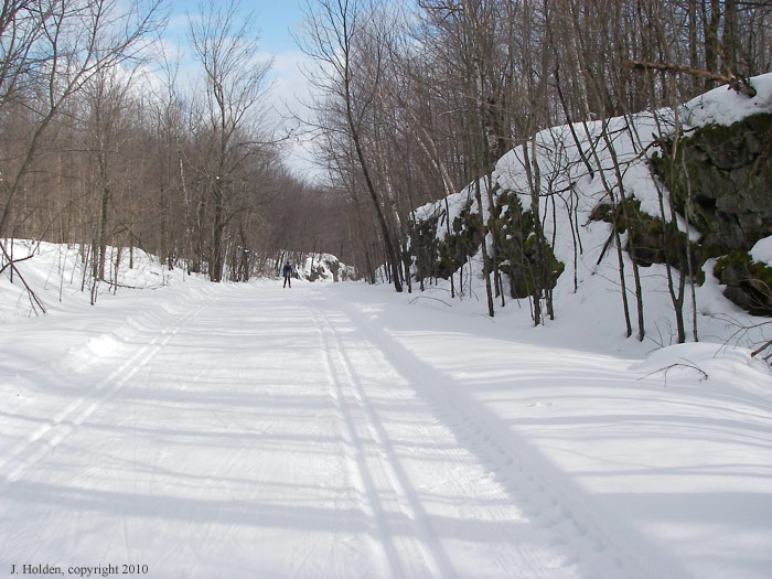 Ridge Road somewhere between Western and the scenic bench