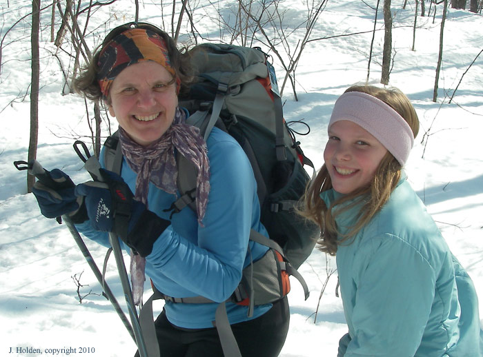 Katerina and Elena, Lusk Trail