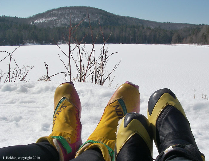Boots in the sun