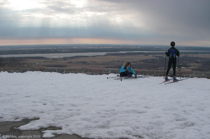 Christian and Emily at the Champlain Lookout