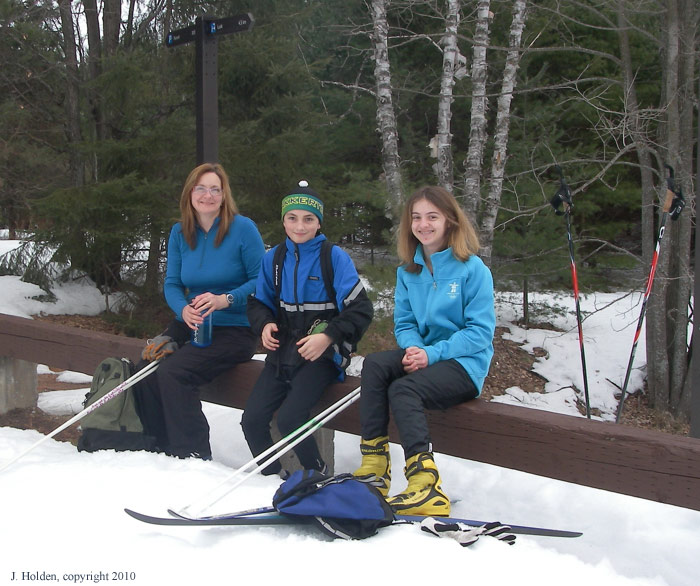 Barb, Christian and Emily, Lac Philippe