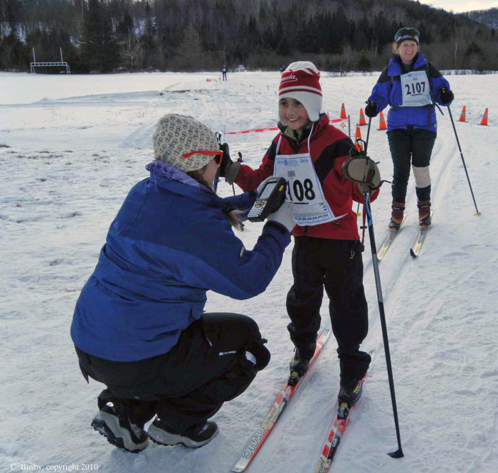 Nicole at the CSM Checkpoint